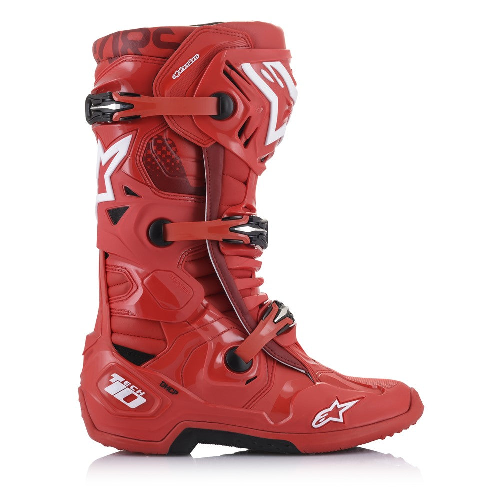 Tech-10 MX Boots Red