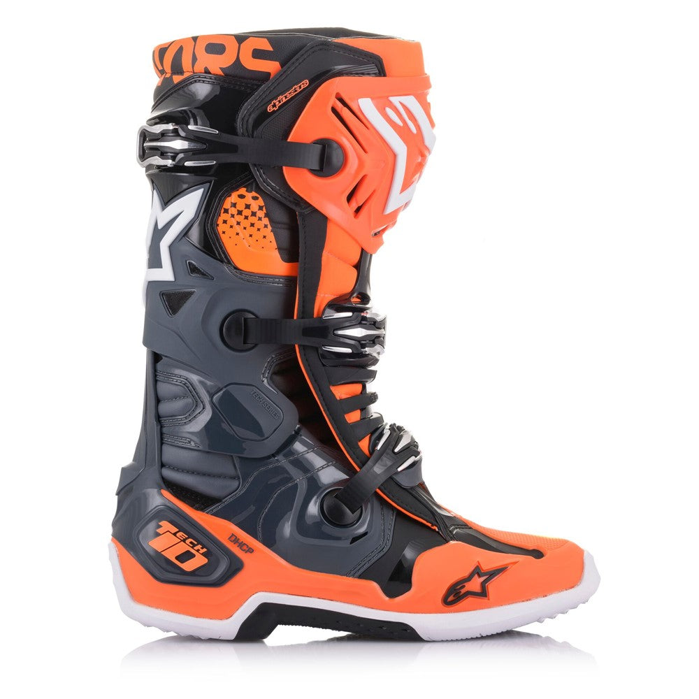 Tech-10 MX Boots Gray/Orange